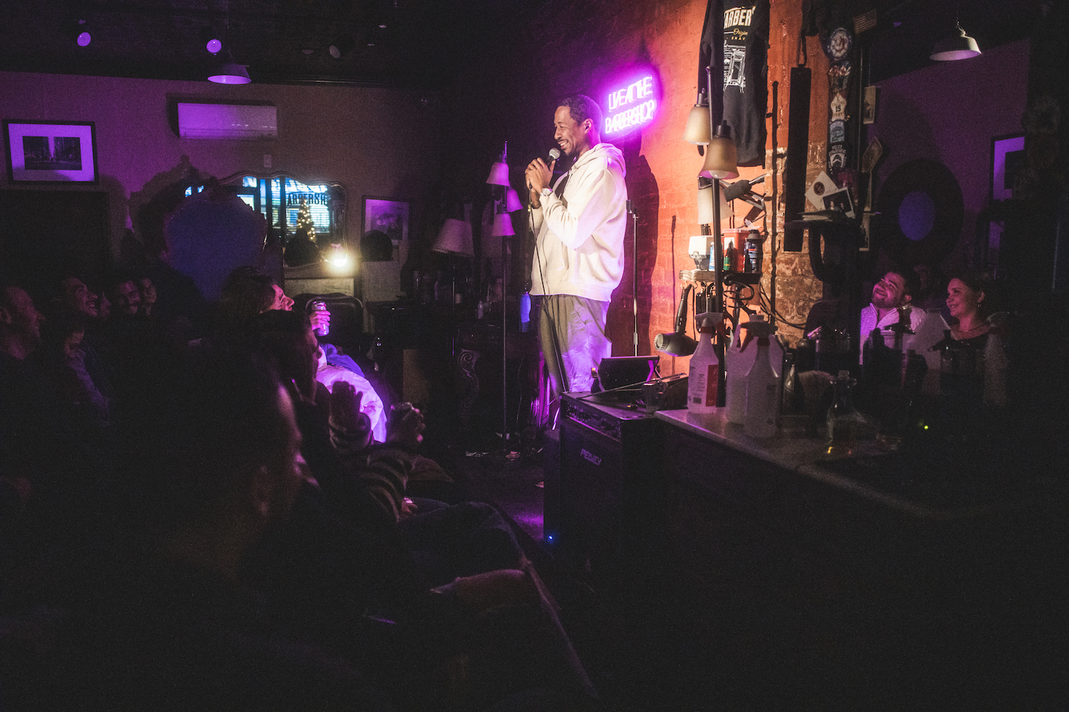 Live at the Barbershop NYC: Friday Night Stand Up Comedy East Village ticket card image